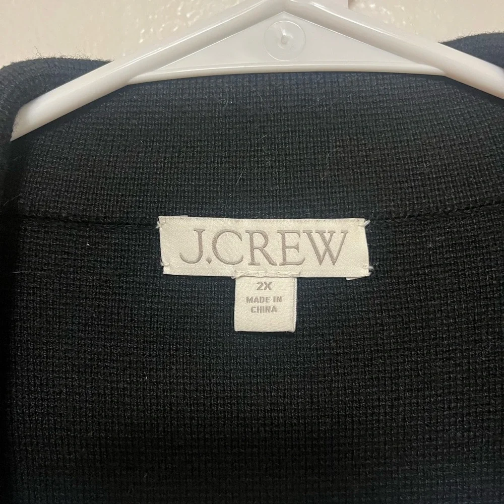 Jcrew Ella open-front long sweater-blazer in Black - Picture 8 of 9